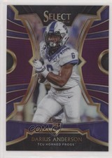 2020 Panini Chronicles Draft Picks Select Purple Prizm 11/99 Darius Anderson 1u6