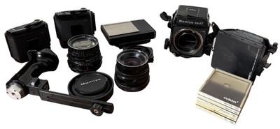 Mamiya RB67 Professional Camera + 50mm f/4.5 & 90mm f/3.8 Lenses + Accessories