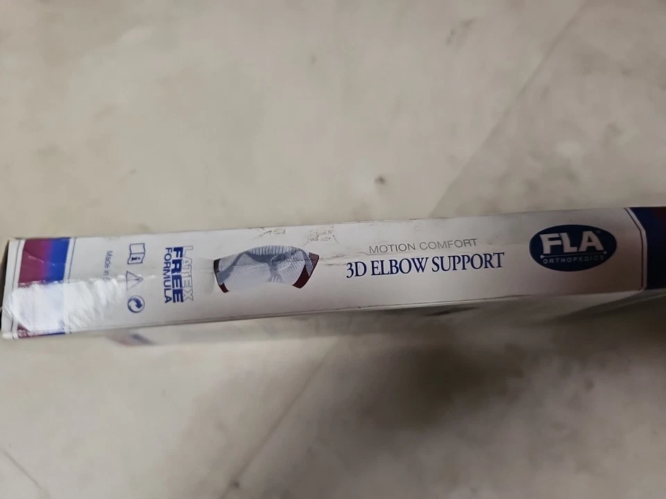 Soporte de codo 3D FLA Orthopedics Pro Lite movimiento comodidad tamaño mediano Foto 4 de 4