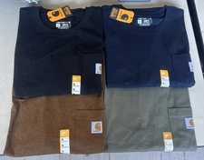 PICK - Carhartt K87 Mens Loose Fit Heavyweight Short Sleeve Pocket Tee