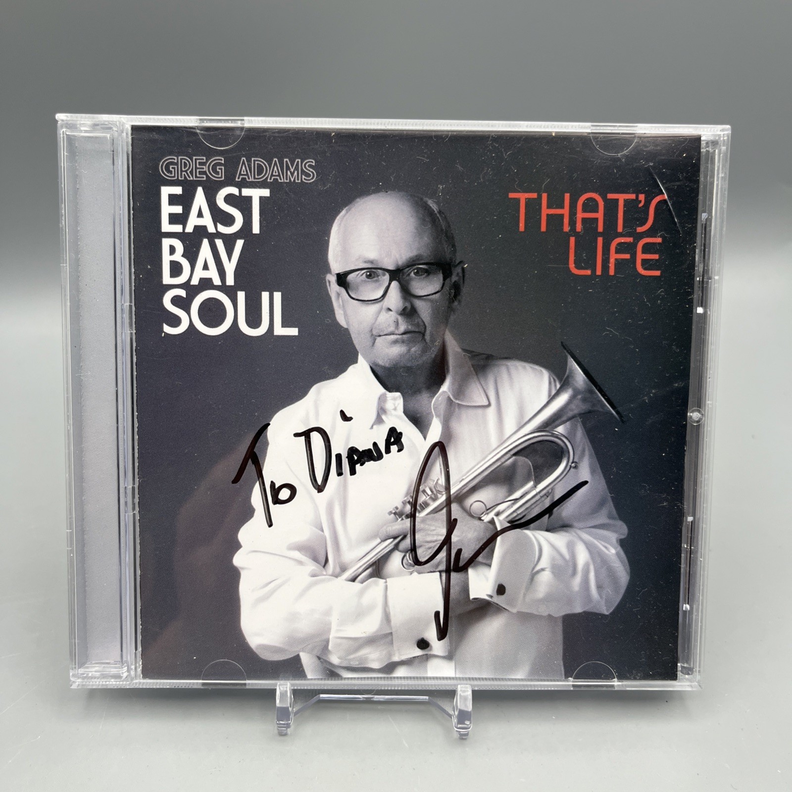 Greg Adams Signed Autograph CD East Bay Soul That's Life Tower Of Power