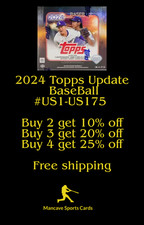 2024 Topps Update Baseball #US1-US175 Complete Your Set