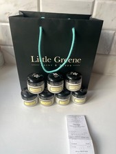 Little Greene 60ml Sample Pots – Unopened – Green Stone, Portland Stone, Flint