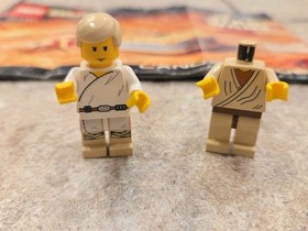 Lego Star Wars Luke Skywalker Minifigure set 7110 Landspeeder Ben Kenobi Body