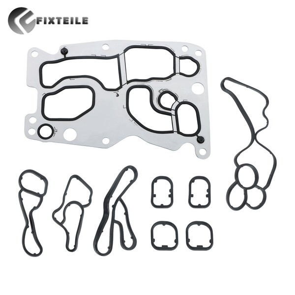 ÖLküHler + Thermostat Dichtungssatz FüR BMW E90 F30 E91 F10 F11 X1 X3 X4 X5-image