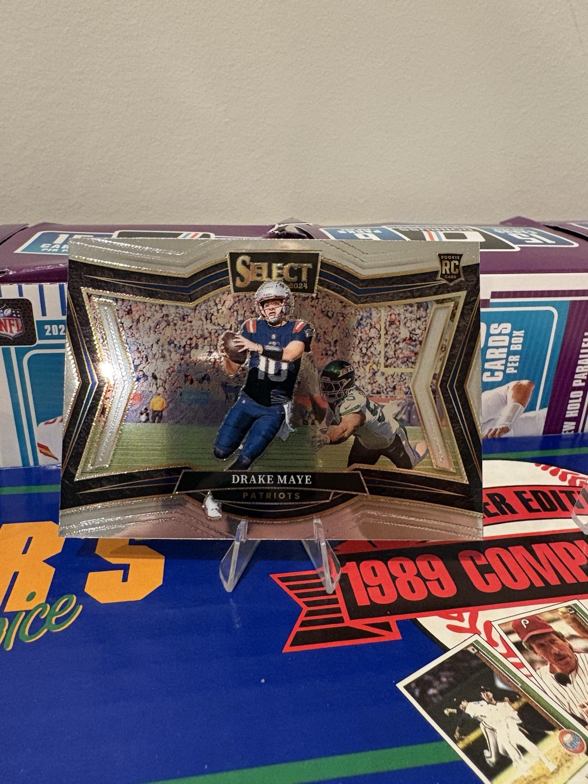 2024 Panini Select - Field Level Drake Maye #475 (RC) SUPER CLEAN 🧽
