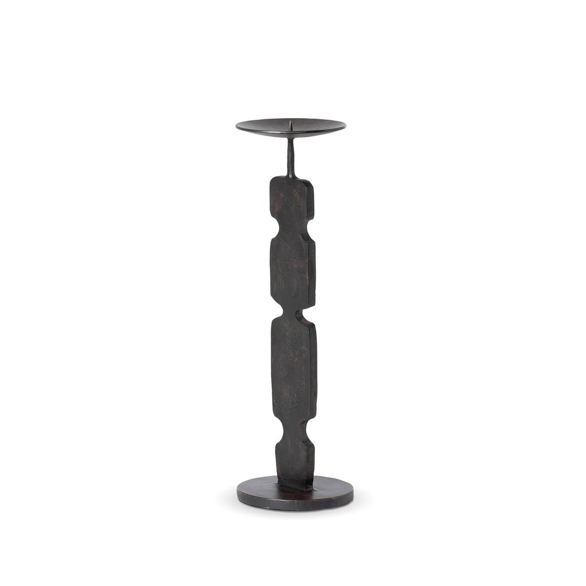 Rustic Taper Candle Stand Decorative Accent Small