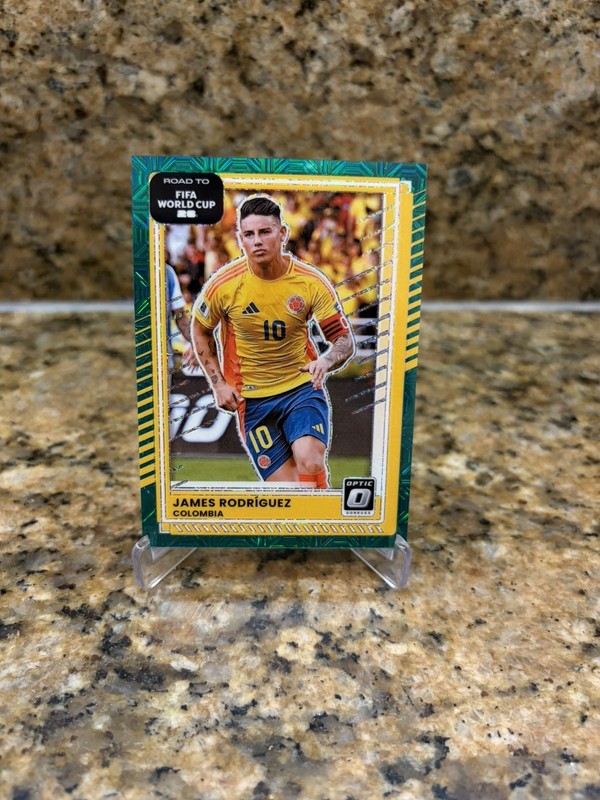 2025-26 Donruss Road To FIFA World Cup JAMES RODRIGUEZ #123 Optic Green Mojo /49