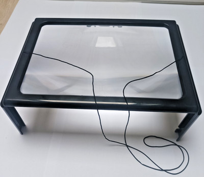 Ganzseitenleselupe A4 Lupe LED Beleuchtung Hands Free Magnifier Hand Free Zoom °
