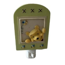 Vintage 90s Collectors Disney 3D Winnie The Pooh Nursery Plug In Night Light
