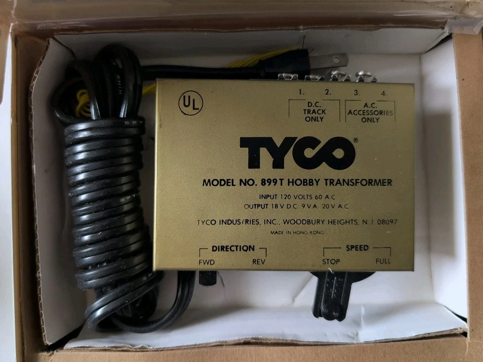 TYCO - Vtg HO Scale Electric Power Pack - #899 T- Hobby Transformer 1 Amp Pack - Image 2 of 4