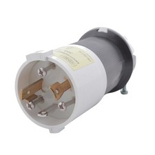 Hubbell HBL2611S 30A Twist Locking Plug w/ Safety Shroud 1-Phase 30A 125V L5-30P