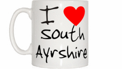 I Love Heart South Ayrshire Tasse