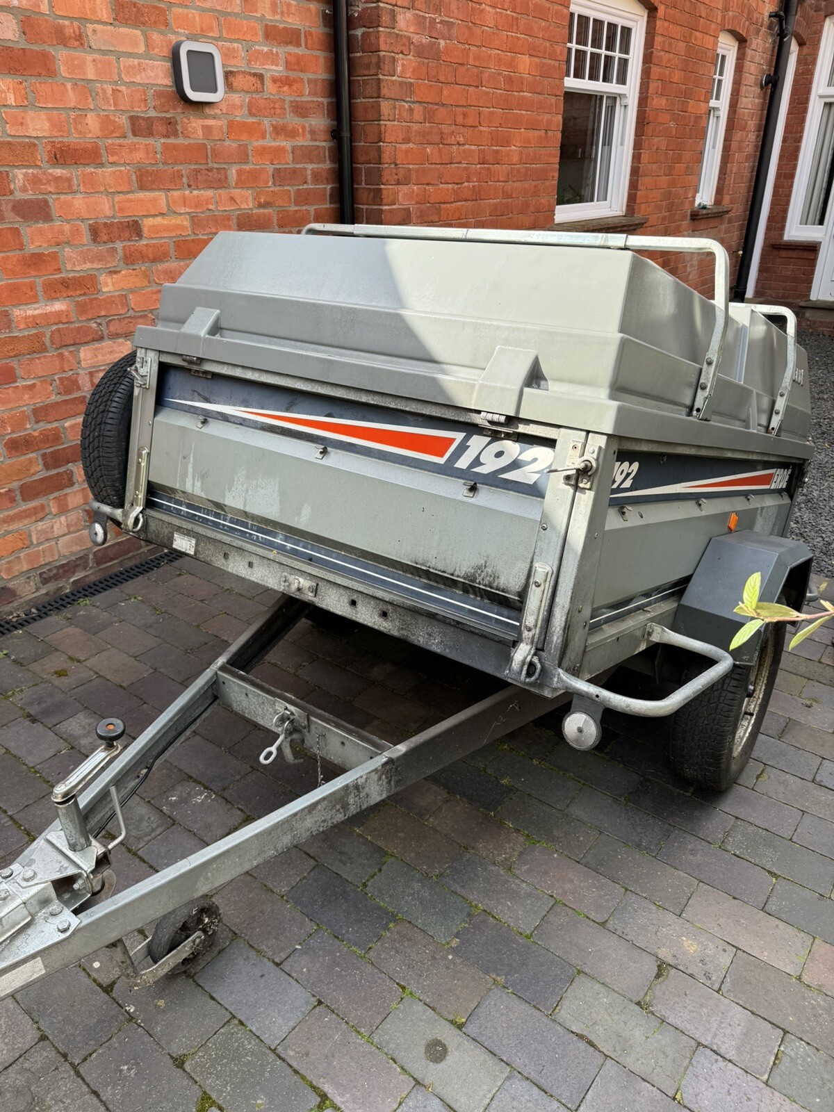 Erde tipping trailer (192) Box Car Camping Trailer with ABS Cover And