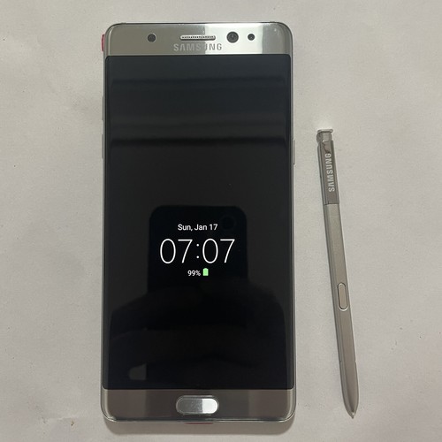 Original Used Phone For Samsung Galaxy SM-N930FD Dual SIM 64GB Silver - Picture 3 of 23