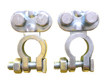 2 pc Top Post Heavy Duty Lead Free Battery Terminals