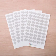 PROJECT LIFE (496) GREY ARROW STICKERS scrapbooking CRAFTS (8) SHEETS