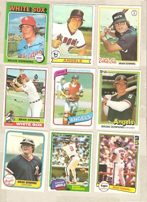 BRIAN DOWNING (  44 ) DIFFERENT CARDS NM