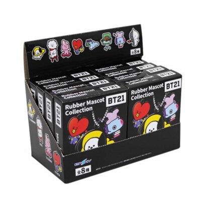 BTS BT21 Official Goods Rubber Mascot Collection 8Characters SET