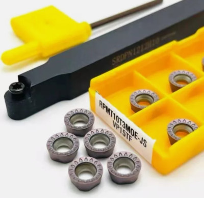 Tool Insert R50 1 x SRDPN1212H10 + 10PCS RPMT10T3MOE-JS turning tool holder boring R5 ...