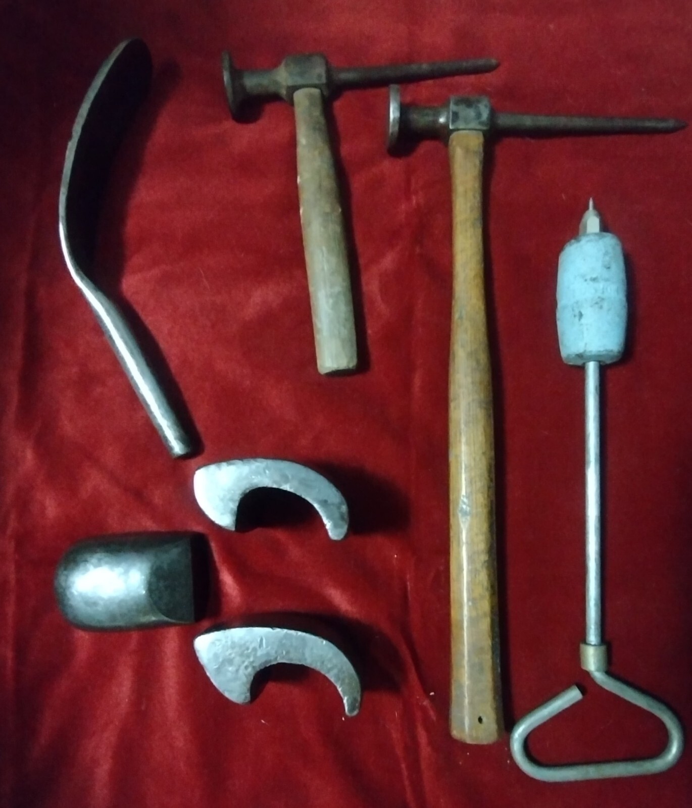 Lot of Vintage Auto Body Tools Hammers Dollies Blue Point, Plomb eBay