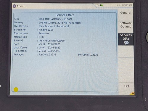 Viavi JDSU MTS 6000A V2 + 8126 B SM OTDR 1310/1550 nm 41/40 dB E8126B APC-FC - Imagen 10 de 24