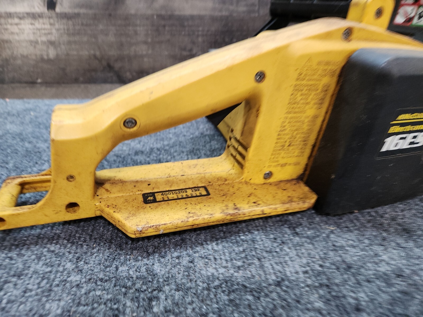 McCulloch Electramac 16 Chain Saw EM 16 ES Plug In eBay