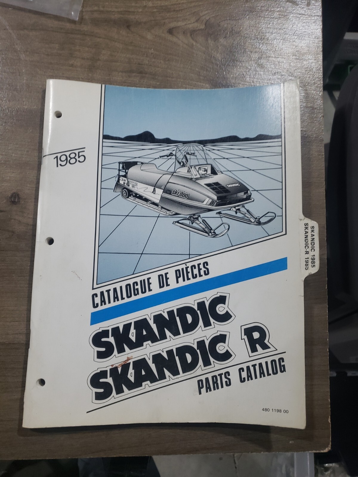 1985 SkiDoo Skandic R Parts Catalog Manual Vintage Skidoo eBay