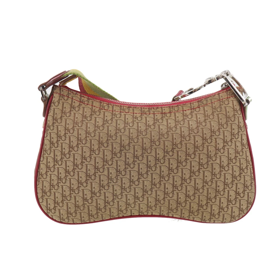 Christian Dior Trotter Used Crossbodoy Shoulder Bag Brown Rasta Color #DA440 S - Image 4 of 4