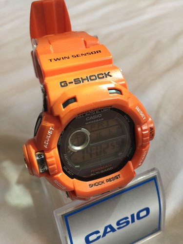 Casio G-9200R-4DR Men In Rescue Orange G9200R 4DR G Shock Riseman Limited Ed - Picture 5 of 12