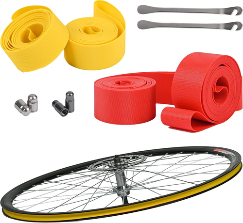 4 Pack Bicycle Rim Liner Strips, Nylon 26''/700C/27.5''/24''/20'' Bike T
