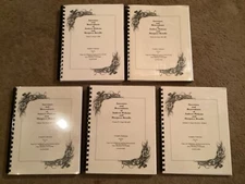 ancestors&descendants of Andrew Pickens and Margaret Dowdle genealogy 5 book set