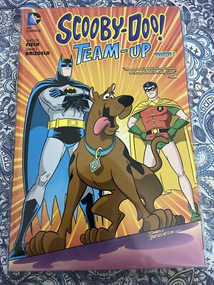 SCOOBY-DOO TEAM UP v. 1 TPB DARIO BRIZUELA batman robin wonder woman teen titans