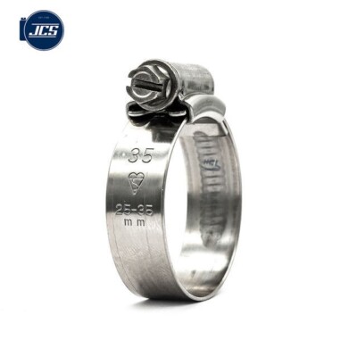 JCS Hi-Grip Schneckenantrieb Schlauchklemme/Clip - Made in UK 304 Edelstahl