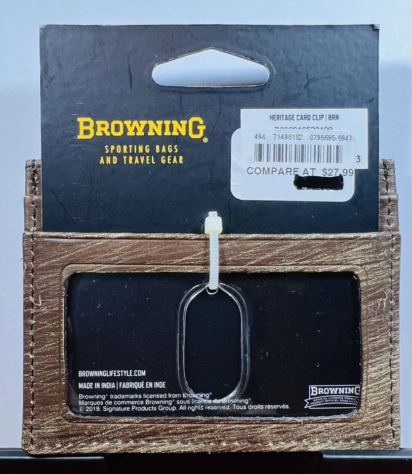 BROWNING HERITAGE (BROWN) GENUINE LEATHER WALLET 🔥 BRAND NEW W/TAGS - Image 2 of 4