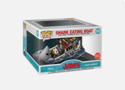 Funko Pop Movies #1145 Shark Eating Boat Jaws Gamestop Ex