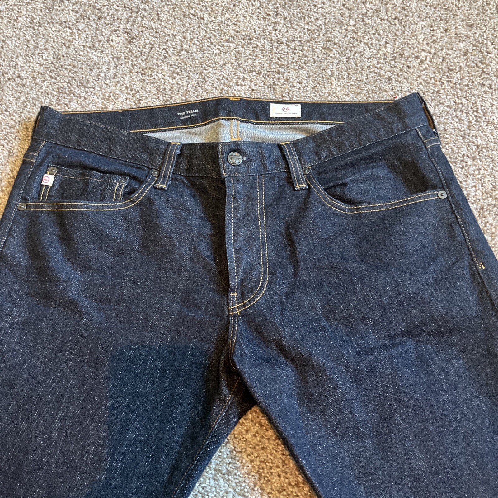 AG Adriano Goldschmied Jeans 34 (36 X 31) Mens Tellis Modern Slim Denim - View 2