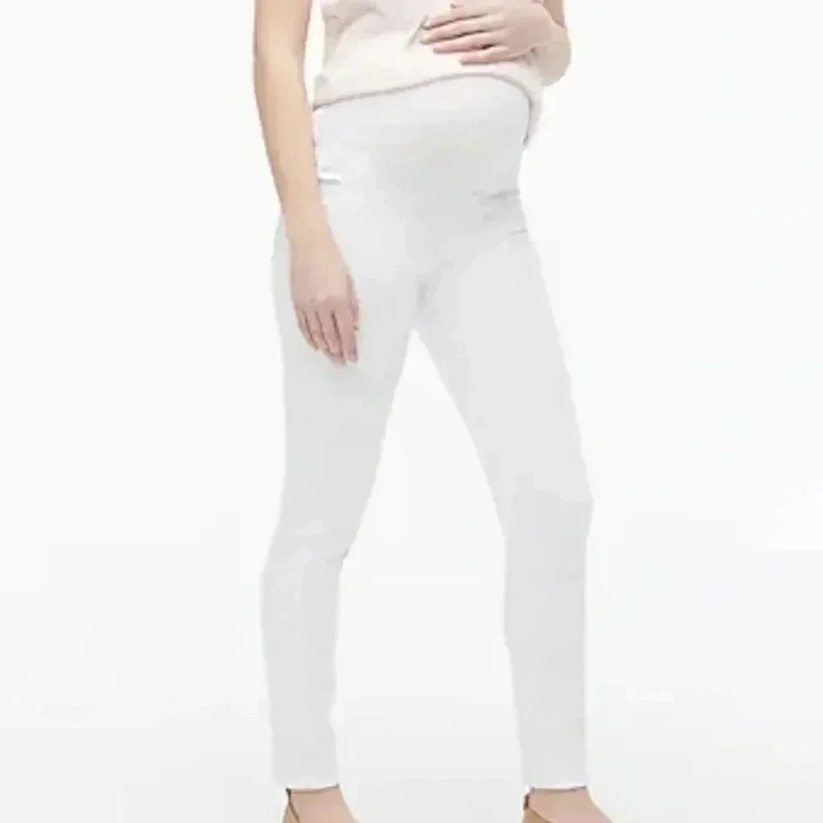White Maternity Pants for Women for sale | eBay