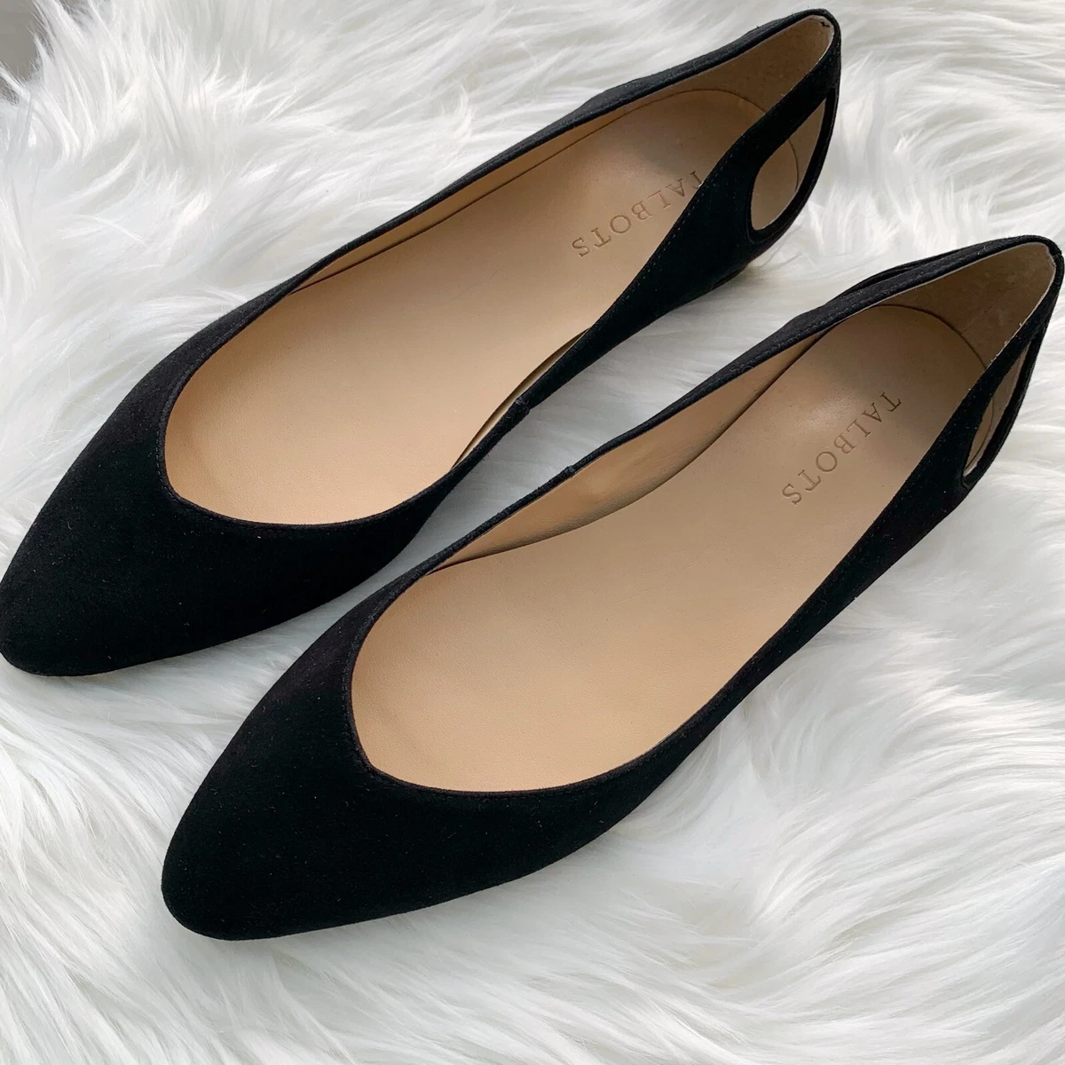 Talbots clearance suede flats