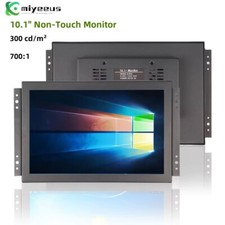 10.1" Non-Touch Industrial Monitor Bracket-Mounted w/ BNC VGA AV HDMI USB Ports