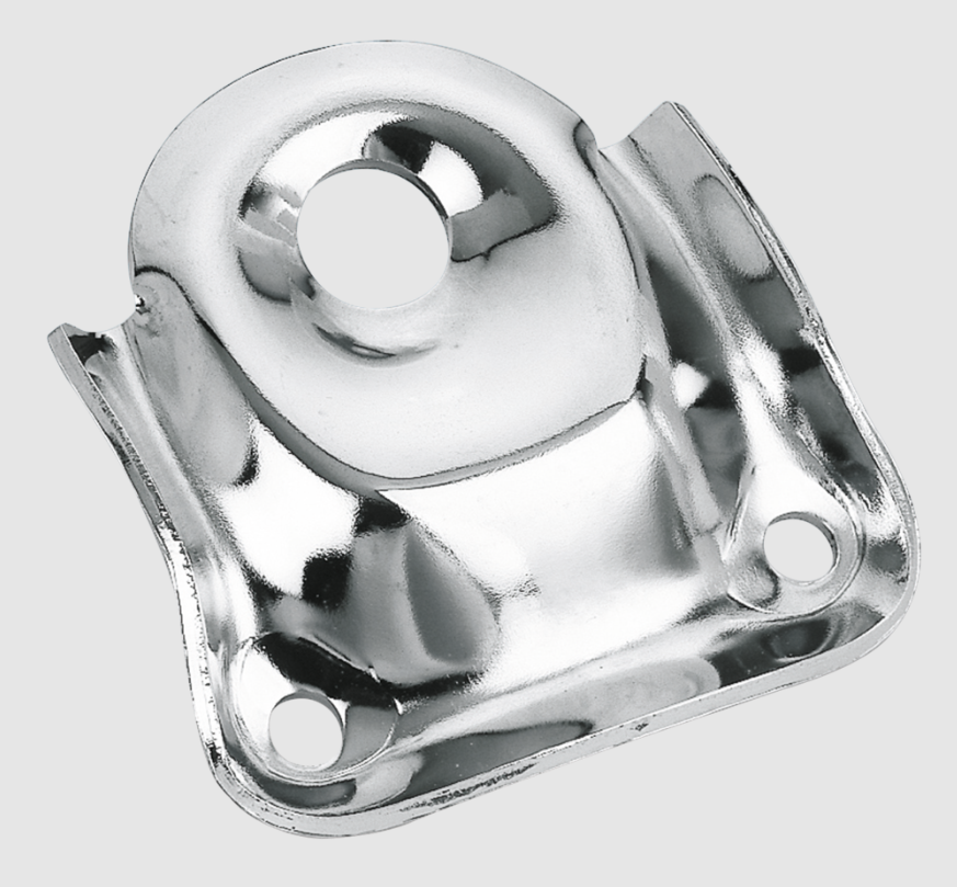 Chrome Top Motor Mount w Coil Holes for Harley FL FX 1948-99 Panhead