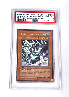 YuGiOh Mobius Frost Monarch Spanish Ultimate Rare 1st Edition SOD