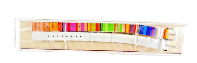 2 Vintage Disney Slid On Watch Bands Original Box 1 White 1 Multicolor No Watch