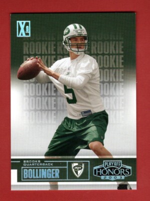2003 Playoff Honors X's #102 Brooks Bollinger New York Jets /100
