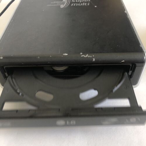 Riscrittore DVD esterno Light Scribe e 23 dischi vuoti - LG GE20LU10 - funziona - copia - nero - Foto 2 di 12