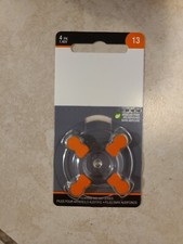 SIZE 13 1.45V MF Hearing Aid Batteries 10 boxes of 4 pieces each  40 total
