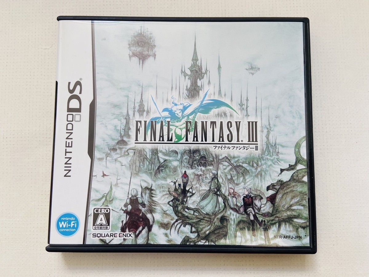 Nintendo DS ファイナルファンタジー　Ⅲ Ⅳ Ⅻ Final Fantasy Ⅲ Ⅳ Ⅻ The 4 Heroes of Light 4 set Nintendo