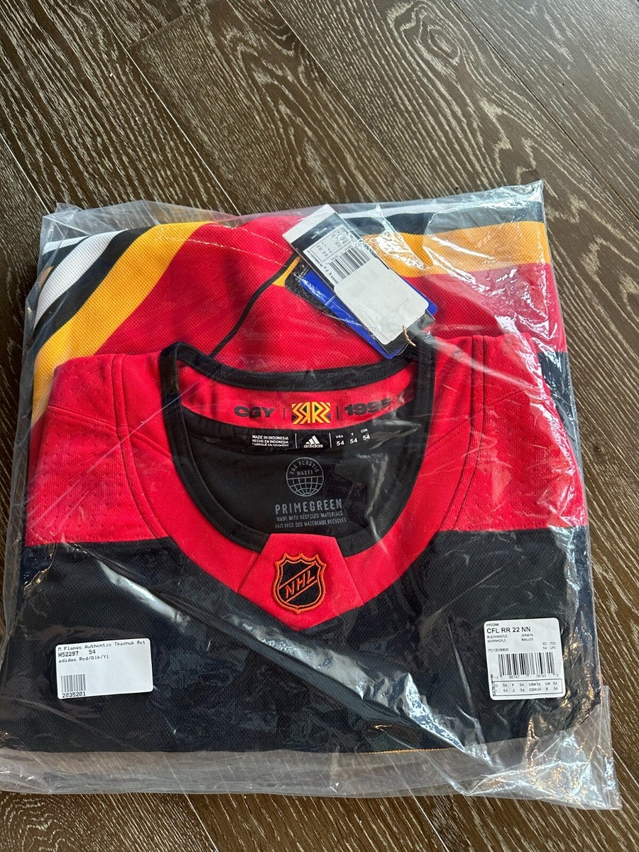 CALGARY FLAMES sz 54 Reverse Retro 2.0 ADIDAS NHL HOCKEY
