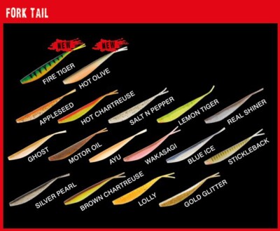 3 Fox Rage Gummifische Fork Tail Gummifisch Drop Shot Köder 18cm Hecht, Zander