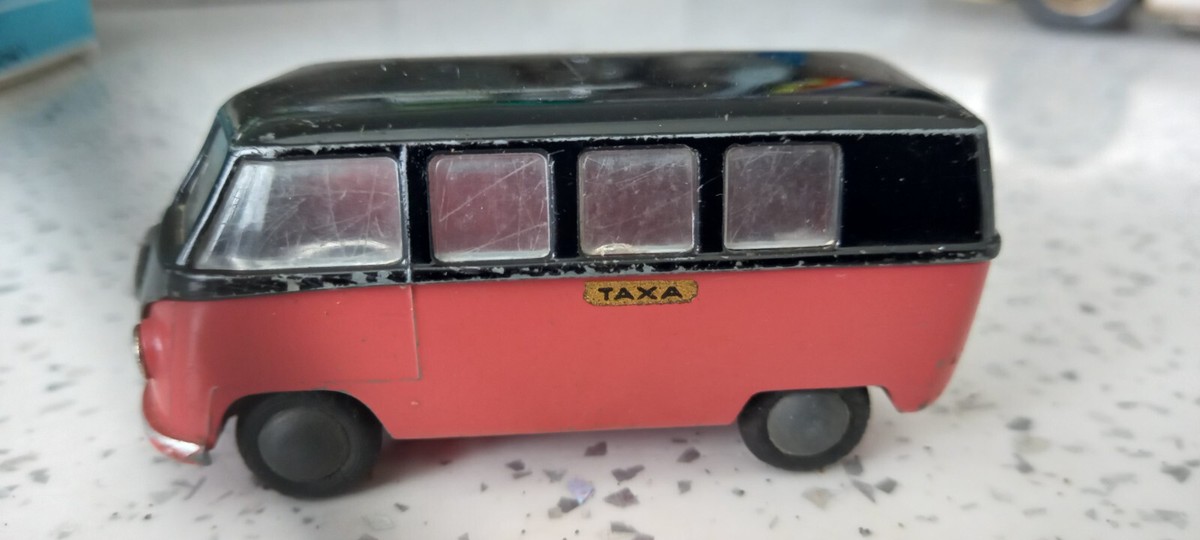 Miniature Tekno Volkswagen Bus T1 – Blanc Et Bleu – Échelle 1/43 – Occasion